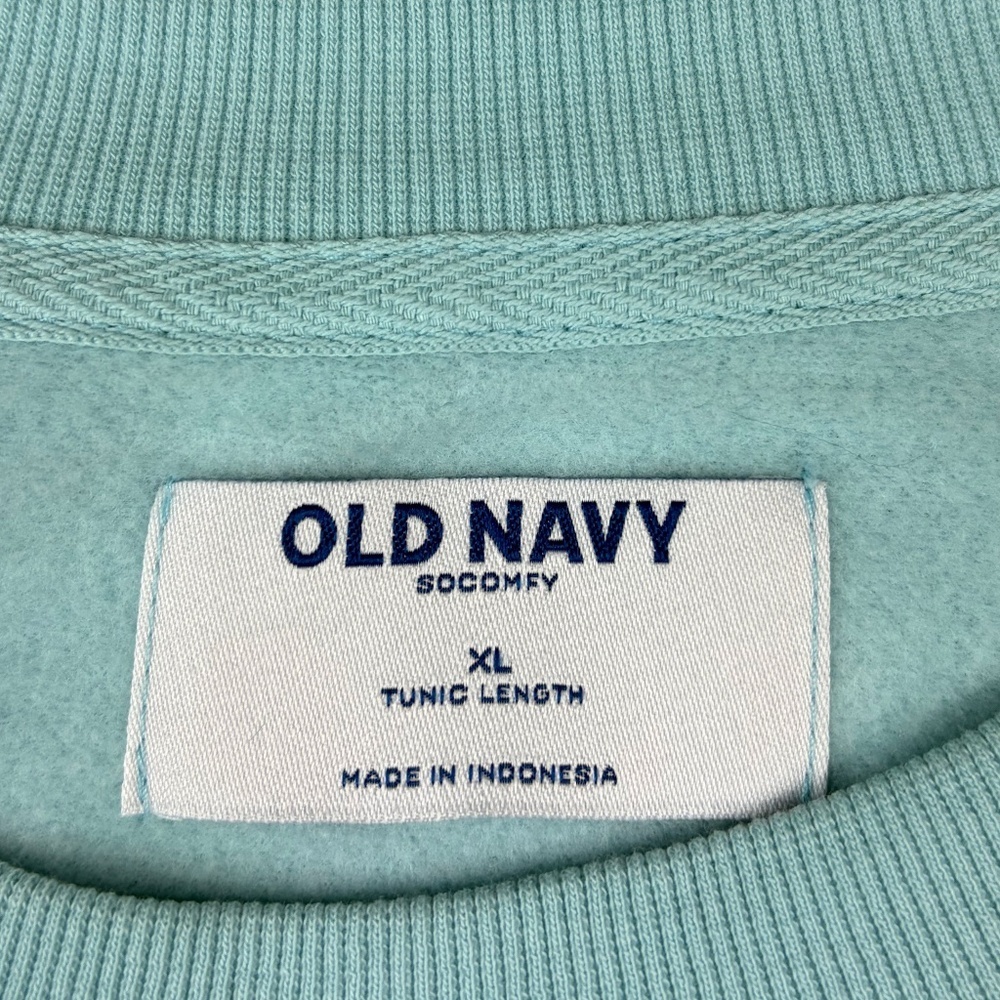Old Navy So Comfy Tunic Length Pullover Sweatshirt Women's XL - Picture 2 of 8